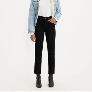 Levi's Women's 725 High-Rise Cropped Jeans Size 32 in Black